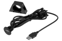 USB-Einbaubuchse mit Kabel