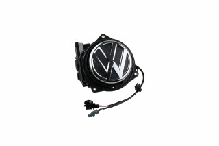 Emblem-Rückfahrkamera für VW Passat 3C Limousine [Multimedia Adapter vorhanden (RNS 510) - Ohne Hilfslinien]