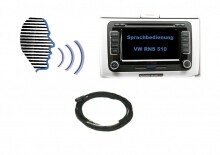 Nachrüst-Set Sprachbedienung für VW RNS 510 [Werkseitige FSE vorhanden]