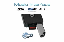 Digitales Music Interface USB SD AUX Quadlock für...