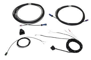 Cable set front & rear view camera for Audi A6 4G, A7 4G