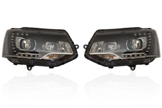 Bi-Xenon Headlights LED DTRL for VW T5 GP