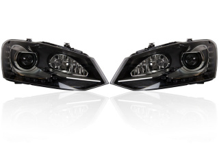 Bi-Xenon-Scheinwerfer-Set LED TFL für VW Polo 6R