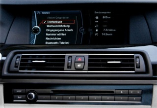 FISCON Freisprecheinrichtung Pro für BMW F-Serie [Fahrzeuge ohne USB Schnittstelle in der Armlehne]