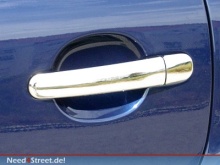 Chrome Door Handles Covers, 2-doors