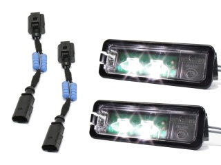 LED Kennzeichenleuchten Nachrüstset mit Adapter