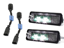 LED licence plate light retrofitset with adapter