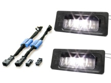 LED licence plate light retrofitset with adapter