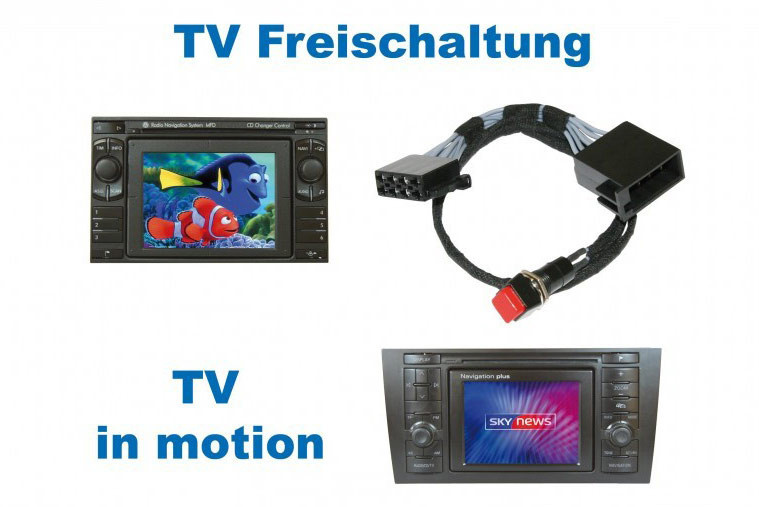 TV-Freischaltung KUFATEC für VW MFD, Audi RNS D, 30,00 €