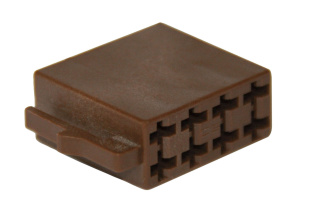 Reparatursatz Stecker 8-polig für ISO Lautsprecher-Steckergehäuse [Nur Stecker / Alle]