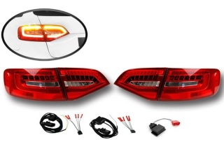 Bundle LED Rear Lights for Audi A4, S4 Avant Facelift [Standard US to LED facelift EU]