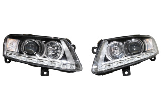 Bi-Xenonscheinwerfer Set mit LED-Tagfahrlicht (TFL) für Audi A6 4F [Linksverkehr]