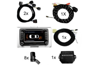APS+ plus (optische Anzeige MMI, Radio) Front + Heck für Audi Q5 8R [Ab Modelljahr 2013]