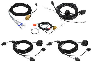 Cable Set Park Pilot with OPS Front + rear Retrofit for VW Touareg 7P