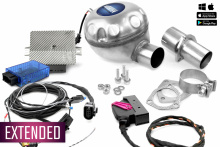 Universal complete kit Active Sound incl. Sound Booster - inside installation [VW, Skoda, Seat / PRO]