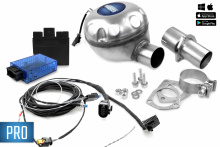 Universal complete kit Active Sound incl. Sound Booster - inside installation [VW, Skoda, Seat / PRO]