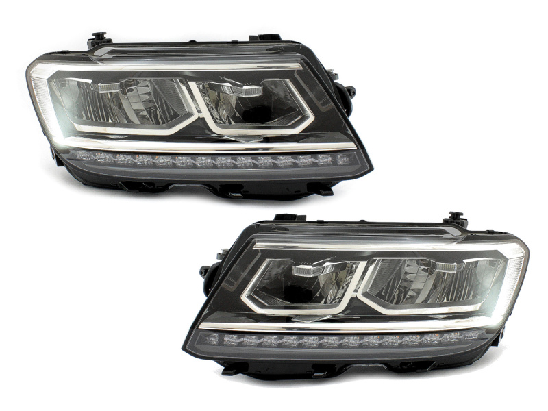 Halogen Scheinwerfer Für VW Tiguan 5N Facelift 11-16 Satz