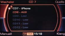 Bluetooth Audio Interface mit Titelanzeige für MMI 2G