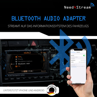 Need4Stream Interfaz de audio Bluetooth N4S300A V5.0 A2DP con