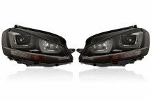Complete Bi Xenon headlamps with LED DRL for VW Golf 7