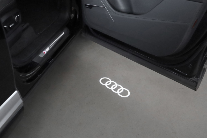 1 set of led entry store lights for audi version 1