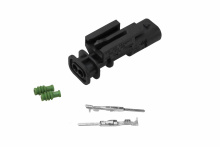 Connector housing + contact, seal for Sound Booster