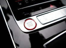 Original engine start button red for Audi A4 8W, A5 F5,...