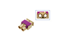 FAKRA double plug housing - male like 6Q0 035 671 K