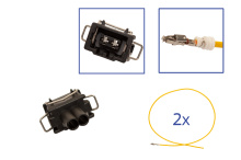 Reparatursatz Stecker 2 polig 357 972 752,  A 007 545 16 26  Steckergehäuse für VW Audi Seat Skoda
