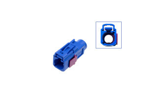 FAKRA Buchsengehäuse - weiblich wie 6Q0 035 576 K [Codierung C / Signalblau]