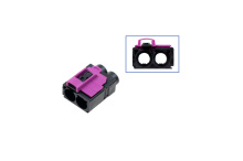 FAKRA double-socket housing - female like 6Q0 035 608 K...