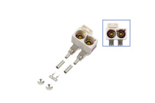 FAKRA double socket - angled like 6Q0 035 675 K [Coding B...