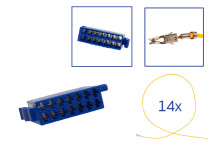 Reparatursatz Stecker 14 polig 357 919 971 C Buchsengehäuse für VW Audi Seat Skoda