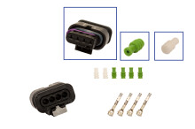 Repair kit connector 4 pin 4F0 973 704 socket housing for...
