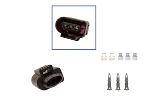 Reparatursatz Stecker 3 polig 1J0 973 723 Steckergehäuse für VW Audi Seat Skoda