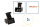 Reparatursatz Stecker 2 polig 893 971 992 Flachsteckergehäuse für VW Audi Seat Skoda [1.0mm² / Konfektionierter Reparatursatz]