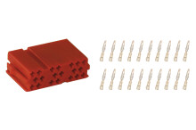 Reparatursatz Stecker 20 polig MINI ISO Steckergehäuse kompakt