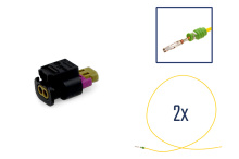 Reparatursatz Stecker 2 polig 07P 973 702 für Sound Booster Pro