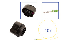 Repair kit connector 10 pin 1J0 973 715 socket housing...