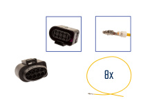 Repair kit connector 8 pin 8D0 973 734 socket housing for...