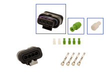 Repair kit connector 4 pin 4B0 973 712A plug housing for VW Audi Seat Skoda