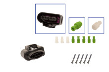 Repair kit connector 5 flatpin 8K0 973 705 housing for VW Audi Seat Skoda