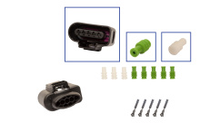 Reparatursatz Stecker 5 polig 8K0 973 705 Flachkontaktgehäuse für VW Audi Seat Skoda