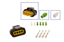 Repair kit connector 4 pin 4H0 973 704 C plug housing for...
