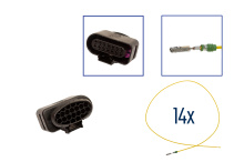 Reparatursatz Stecker 14 polig 4H0 973 717...