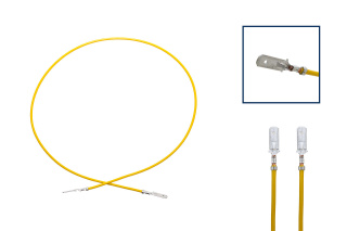 Repair cable, single cable Flachstecker 6.3 as  000 979 203 E