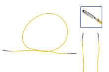 Repair cable, single cable Audi round 4mm male 1.0 as 000...