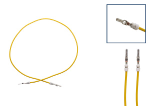 Repair cable, single cable pin contact 2,8 + seal 2.5 as 000 979 219 E + SEAL [Equipped on both sides]