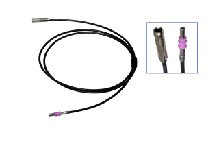Fakra-cable WICLIC socket (female) to FAKRA  pin(male) [0,3m]