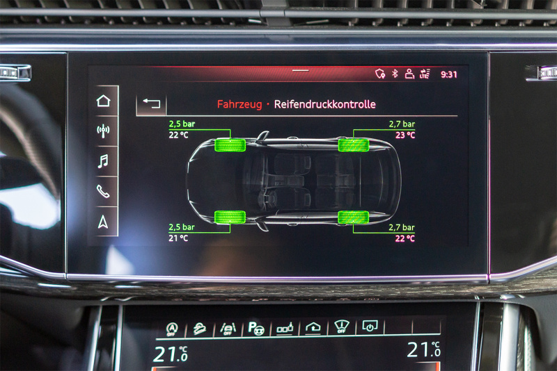 Tire Pressure Monitoring System (TPMS) for Audi Q8 4M, 524,00